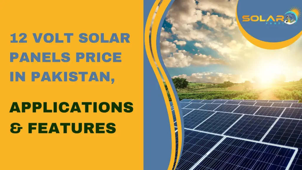 12 Volt Solar Panels Price in Pakistan